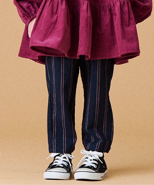 BREEZE（ブリーズ）の「WEB限定 シェフパンツ（その他パンツ・キッズ・カーキ/ネイビー/グレー/ゴールド/キャメル/カモフラージュ/インディゴブルー/ベージュ/ブラウン/ブラック/チャコール/ストライプ・120/130/100/110/140/80/90）」の8枚目の写真