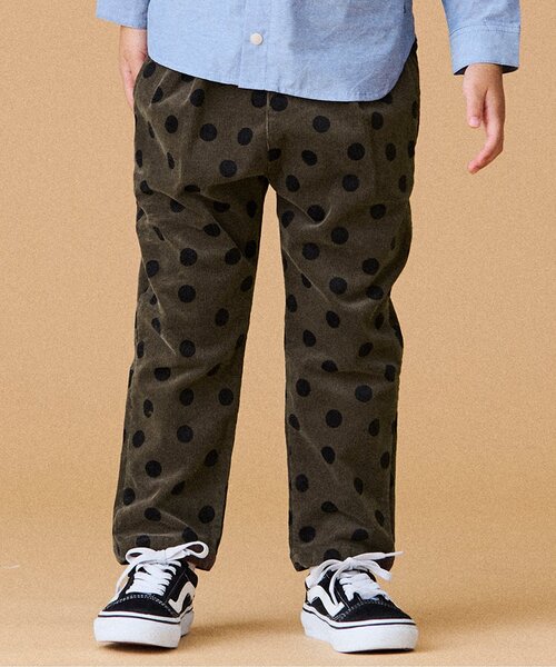 BREEZE（ブリーズ）の「WEB限定 シェフパンツ（その他パンツ・キッズ・カーキ/ネイビー/グレー/ゴールド/キャメル/カモフラージュ/インディゴブルー/ベージュ/ブラウン/ブラック/チャコール/ストライプ・120/130/100/110/140/80/90）」の4枚目の写真