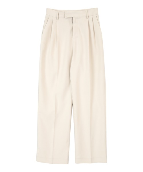 titivate（ティティベイト）の「ﾀｯｸｾﾝﾀｰﾌﾟﾚｽﾜｲﾄﾞﾊﾟﾝﾂ（その他パンツ・レディース・ピンク/キャメル/グリーン/ブラウン系その他/ネイビー/アイボリー・S/L/M）」の2枚目の写真