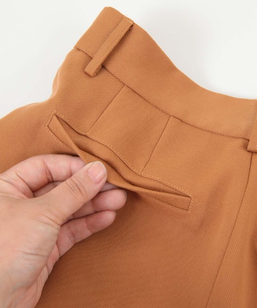 titivate（ティティベイト）の「ﾀｯｸｾﾝﾀｰﾌﾟﾚｽﾜｲﾄﾞﾊﾟﾝﾂ（その他パンツ・レディース・ピンク/キャメル/グリーン/ブラウン系その他/ネイビー/アイボリー・S/L/M）」の7枚目の写真