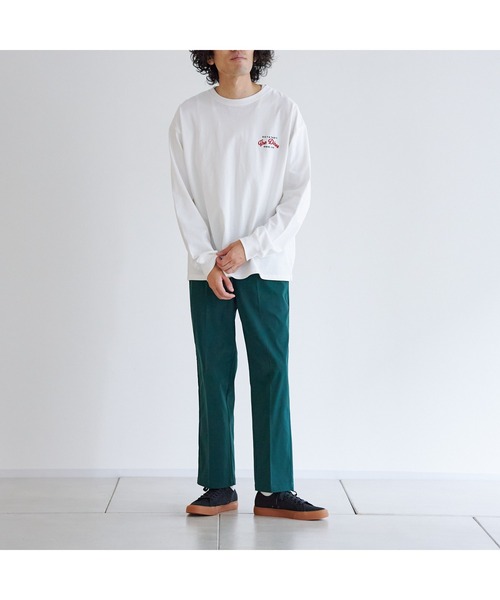 CPCM（シーピーシーエム）の「バックBURGER刺繍ロンT（Tシャツ/カットソー・メンズ・ホワイト/チャコールグレー/グリーン・LARGE/MEDIUM）」の5枚目の写真