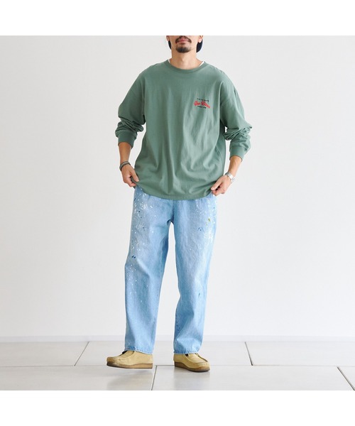 CPCM（シーピーシーエム）の「バックBURGER刺繍ロンT（Tシャツ/カットソー・メンズ・ホワイト/チャコールグレー/グリーン・LARGE/MEDIUM）」の19枚目の写真