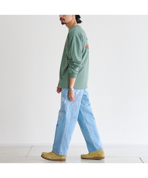 CPCM（シーピーシーエム）の「バックBURGER刺繍ロンT（Tシャツ/カットソー・メンズ・ホワイト/チャコールグレー/グリーン・LARGE/MEDIUM）」の21枚目の写真