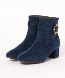 SAVOY | 【SAVOY】<2021AW>べっ甲ベルト付きスクエアトゥブーツ(ブーツ)