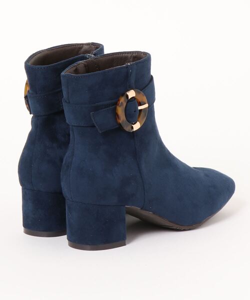 SAVOY(サボイ)の「【SAVOY】<2021AW>べっ甲ベルト付きスクエアトゥブーツ(ブーツ・レディース・ブラック/アイボリー/ネイビー・M/S/LL/L)」の6枚目の写真