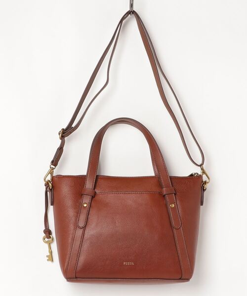 FOSSIL(フォッシル)の「AVONDALE SATCHEL SHB2801210(ショルダーバッグ・レディース・ブラウン・FREE)」の2枚目の写真