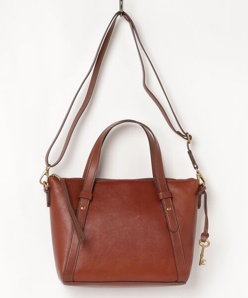 FOSSIL(フォッシル)の「AVONDALE SATCHEL SHB2801210(ショルダーバッグ・レディース・ブラウン・FREE)」の4枚目の写真
