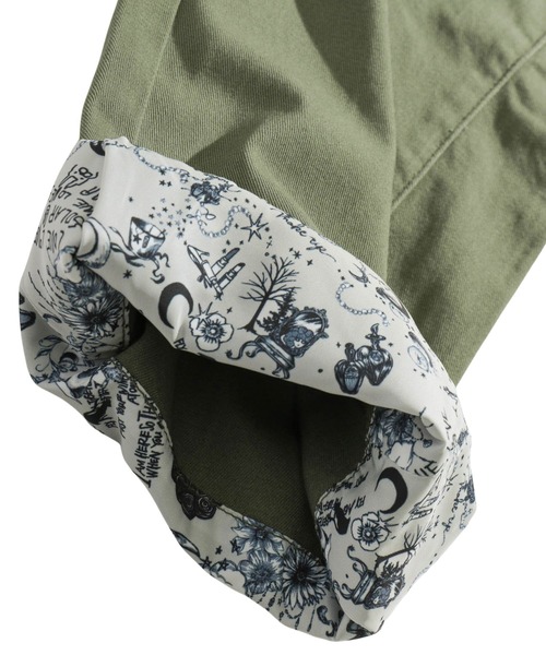 ScoLar（スカラー）の「変形ポケット刺繍パンツ（その他パンツ・レディース・ベージュ/ネイビー・M）」の19枚目の写真