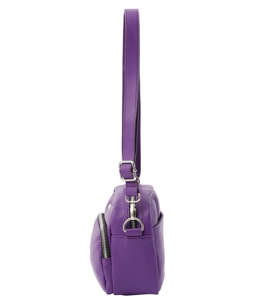 X-girl（エックスガール）の「FAUX LEATHER SHOULDER BAG（ショルダー