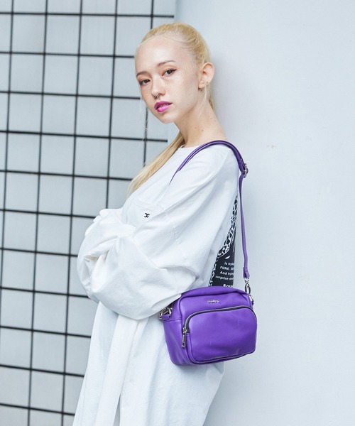ショルダーバッグ This Uniform Large Purple Sling Bag Large Purple Sling Bag – This Uniform
