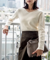 RIVE DROITE | 大人のワードローブに欠かせない一枚　アンゴラタッチ総針ニット(ニット/セーター)