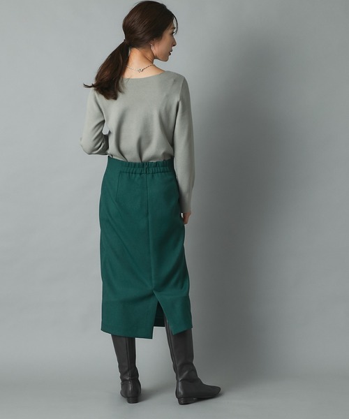 RIVE DROITE（リヴドロワ）の「大人のワードローブに欠かせない一枚　アンゴラタッチ総針ニット（ニット/セーター・レディース・オフホワイト/ピンクベージュ/ミント・FREE）」の17枚目の写真