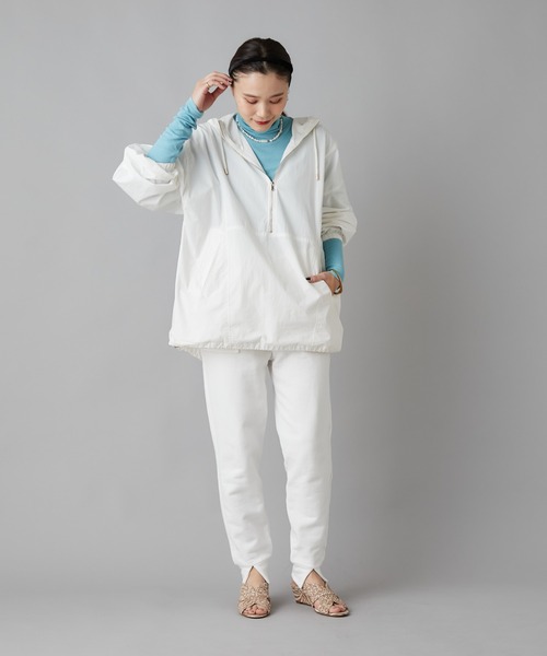 Omekashi(オメカシ)の「スウェットスリットパンツ(スウェットパンツ・レディース・アイボリー/パープル/チャコールグレー/オフホワイト/ベージュ・FREE)」の2枚目の写真