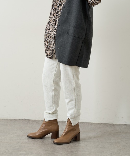 Omekashi(オメカシ)の「スウェットスリットパンツ(スウェットパンツ・レディース・アイボリー/パープル/チャコールグレー/オフホワイト/ベージュ・FREE)」の16枚目の写真