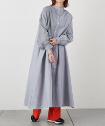 切り替えストライプボリュームシャツワンピ ワンピース Ciaopanic Typy チャオパニックティピー のファッション通販 Zozotown