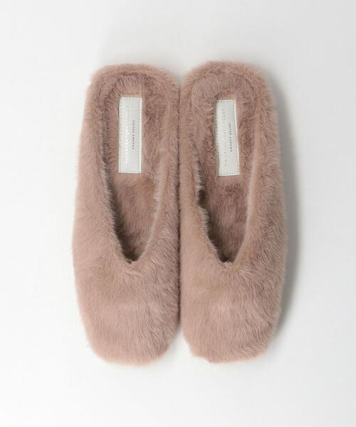 green label relaxing(グリーンレーベルリラクシング)の「<Livelihood (ライブリフッド)>Vカットルームシューズ スリッパ(ルームシューズ/スリッパ・レディース・ダークグレー/ベージュ/ライム・FREE)」の10枚目の写真