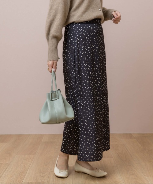 flower(フラワー)の「フラワリードットスカート(スカート・レディース・ブラック/ピンク・FREE)」の11枚目の写真