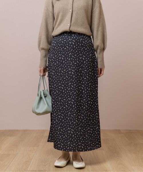 flower(フラワー)の「フラワリードットスカート(スカート・レディース・ブラック/ピンク・FREE)」の14枚目の写真