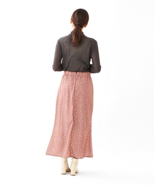 flower(フラワー)の「フラワリードットスカート(スカート・レディース・ブラック/ピンク・FREE)」の20枚目の写真