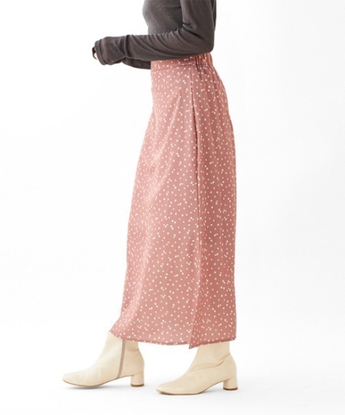 flower(フラワー)の「フラワリードットスカート(スカート・レディース・ブラック/ピンク・FREE)」の22枚目の写真