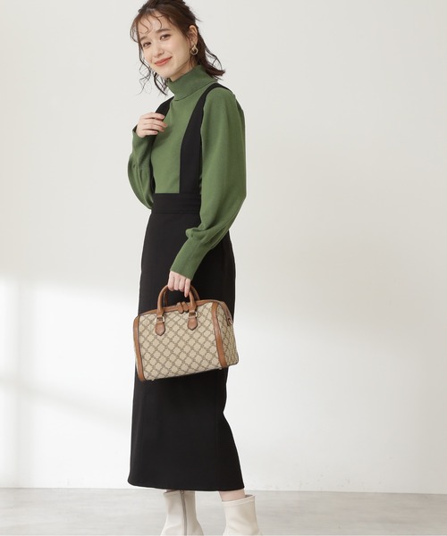 N.（N. Natural Beauty Basic）（エヌエヌナチュラルビューティーベーシック）の「２ＷＡＹタイトスカート（スカート・レディース・ブラック/ベージュ/ブラウン・MEDIUM）」の2枚目の写真