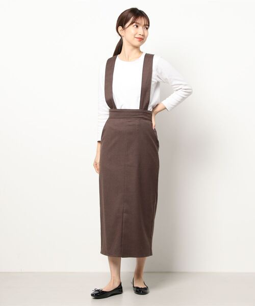 N.（N. Natural Beauty Basic）（エヌエヌナチュラルビューティーベーシック）の「２ＷＡＹタイトスカート（スカート・レディース・ブラック/ベージュ/ブラウン・MEDIUM）」の12枚目の写真