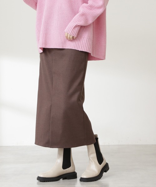 N.（N. Natural Beauty Basic）（エヌエヌナチュラルビューティーベーシック）の「２ＷＡＹタイトスカート（スカート・レディース・ブラック/ベージュ/ブラウン・MEDIUM）」の9枚目の写真