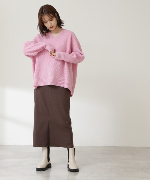 N.（N. Natural Beauty Basic）（エヌエヌナチュラルビューティーベーシック）の「２ＷＡＹタイトスカート（スカート・レディース・ブラック/ベージュ/ブラウン・MEDIUM）」の10枚目の写真