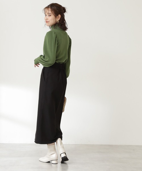 N.（N. Natural Beauty Basic）（エヌエヌナチュラルビューティーベーシック）の「２ＷＡＹタイトスカート（スカート・レディース・ブラック/ベージュ/ブラウン・MEDIUM）」の8枚目の写真