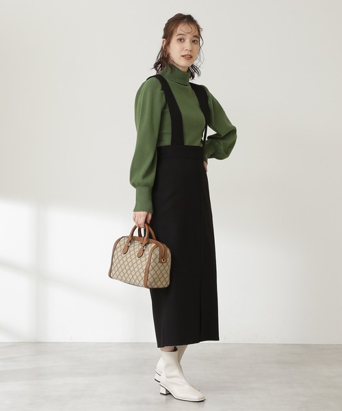 N.（N. Natural Beauty Basic）（エヌエヌナチュラルビューティーベーシック）の「２ＷＡＹタイトスカート（スカート・レディース・ブラック/ベージュ/ブラウン・MEDIUM）」の5枚目の写真