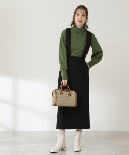 N.（N. Natural Beauty Basic）（エヌエヌナチュラルビューティーベーシック）の「２ＷＡＹタイトスカート（スカート・レディース・ブラック/ベージュ/ブラウン・MEDIUM）」の4枚目の写真