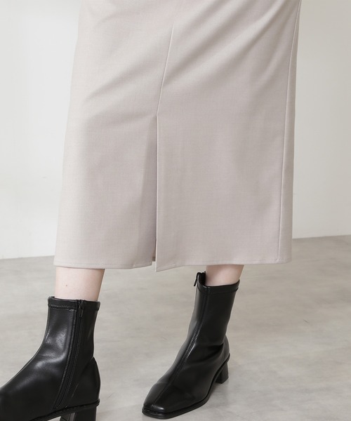 N.（N. Natural Beauty Basic）（エヌエヌナチュラルビューティーベーシック）の「２ＷＡＹタイトスカート（スカート・レディース・ブラック/ベージュ/ブラウン・MEDIUM）」の20枚目の写真