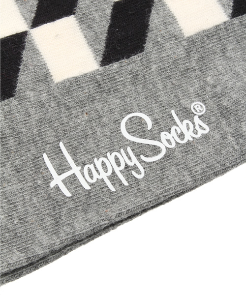ESTNATION（エストネーション）の「Happy Socks ソックス（ソックス/靴下・メンズ・グレー・FREE）」の3枚目の写真