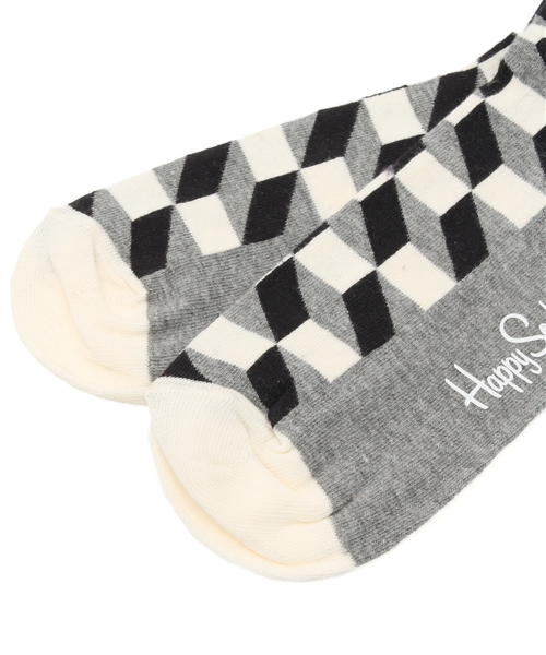 ESTNATION（エストネーション）の「Happy Socks ソックス（ソックス/靴下・メンズ・グレー・FREE）」の4枚目の写真