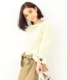 BEAMS BOY | BEAMS BOY / ボーダー ボートネック(Tシャツ/カットソー)