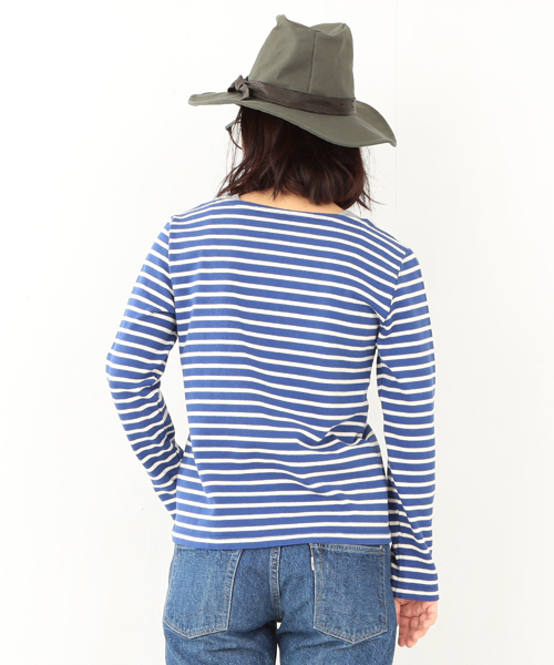 BEAMS BOY（ビームスボーイ）の「◎BEAMS BOY / ボーダー ボートネック（Tシャツ/カットソー・レディース・ブラック/イエロー/ブルー/ネイビー・ONE SIZE）」の20枚目の写真