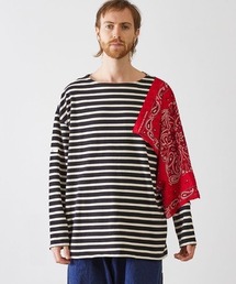 CAL O LINE | KOTSUBO × cal o line/コツボ×キャルオーライン　BANDANA BASQUE BORDER T バンダナバスクボーダーティー　CKTW-210(Tシャツ/カットソー)