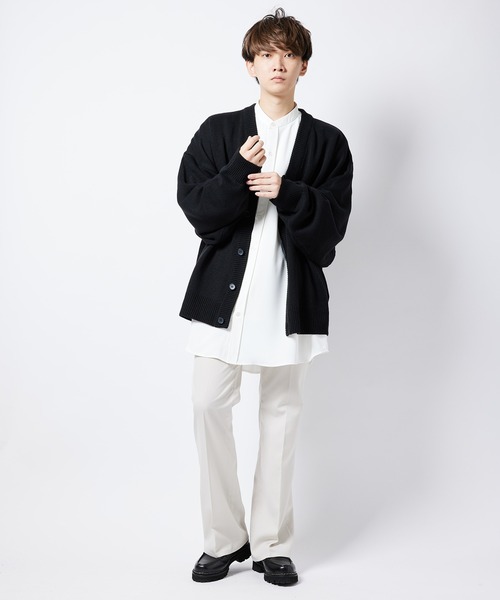 re_k by JUNRED(レクバイジュンレッド)の「【 re_k by JUNRed 】レングスが選べるTRスリムフレアパンツ(その他パンツ・メンズ・ブラック/ベージュ系その他/レッド系その他2・S1/S/M/L/M1/L1)」の12枚目の写真