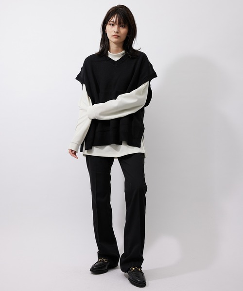 re_k by JUNRED(レクバイジュンレッド)の「【 re_k by JUNRed 】レングスが選べるTRスリムフレアパンツ(その他パンツ・メンズ・ブラック/ベージュ系その他/レッド系その他2・S1/S/M/L/M1/L1)」の20枚目の写真