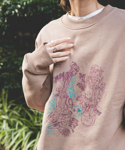 SENSE OF PLACE by URBAN RESEARCH(センスオブプレイスバイアーバンリサーチ)の「『別注』MARIYASUZUKI×SENSE OF PLACE スウェット(スウェット・レディース・アイボリー/ベージュ・ONE)」の14枚目の写真