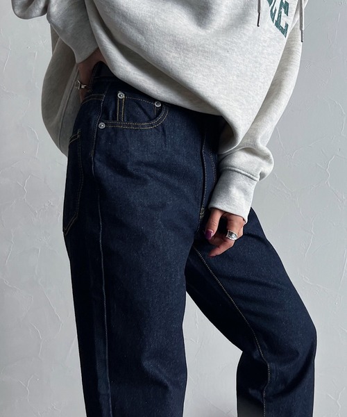 PAGEBOY（ページボーイ）の「クラシックストレート（デニムパンツ・レディース・ホワイト/インディゴブルー/サックスブルー/ブラック系その他/ブルー系その他/ネイビー・25inch/24inch/26inch/27inch）」の22枚目の写真