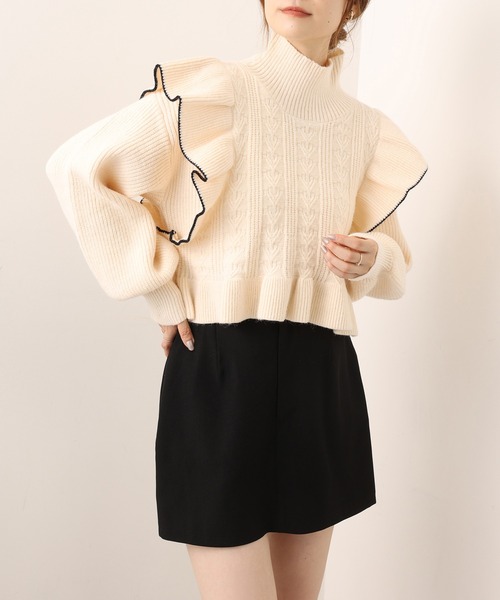 one after another NICE CLAUP（ワンアフターアナザーナイスクラップ）の「美シルエットなシンプルスカパン（その他パンツ・レディース・ブラック/ブラウン/アイボリー・FREE）」の19枚目の写真