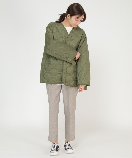 ROTHCO（ロスコ）の「ROTHCO ロスコ キルトブルゾン（ブルゾン・レディース・オリーブ/ブラック・M）」の6枚目の写真