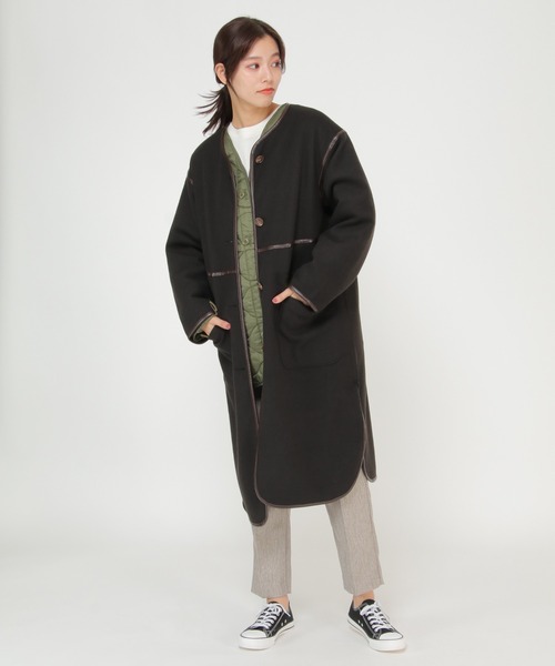 ROTHCO（ロスコ）の「ROTHCO ロスコ キルトブルゾン（ブルゾン・レディース・オリーブ/ブラック・M）」の9枚目の写真