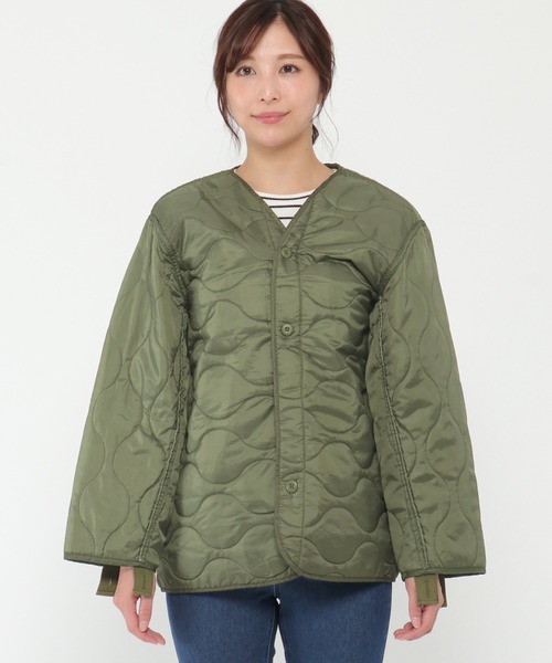 ROTHCO（ロスコ）の「ROTHCO ロスコ キルトブルゾン（ブルゾン・レディース・オリーブ/ブラック・M）」の12枚目の写真