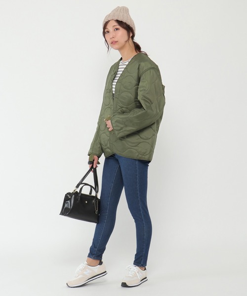 ROTHCO（ロスコ）の「ROTHCO ロスコ キルトブルゾン（ブルゾン・レディース・オリーブ/ブラック・M）」の4枚目の写真