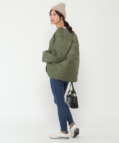 ROTHCO（ロスコ）の「ROTHCO ロスコ キルトブルゾン（ブルゾン・レディース・オリーブ/ブラック・M）」の5枚目の写真