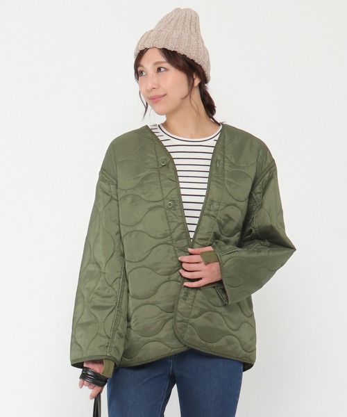 ROTHCO（ロスコ）の「ROTHCO ロスコ キルトブルゾン（ブルゾン・レディース・オリーブ/ブラック・M）」の22枚目の写真