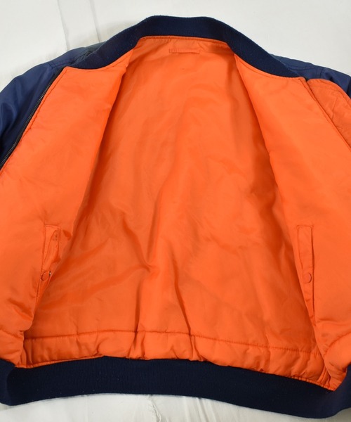 VINTAGE（ヴィンテージ）の「【ヴィンテージ古着】90s PHENOM MA-1 フライトジャケット（MA-1・メンズ・ネイビー・LARGE）」の7枚目の写真