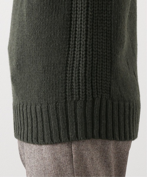 EDIFICE（エディフィス）の「3ゲージ ウール/カシミヤ LOVER クルーネック ニット（ニット/セーター・メンズ・ベージュ/カーキ/バーガンディー・MEDIUM/LARGE）」の12枚目の写真